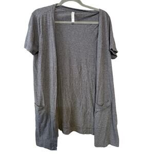 Tickled Teal Gray Women's Cardigan Size XL